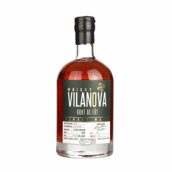 Whisky VILANOVA, Edition BRUT DE FUT Fruité - 500 ml